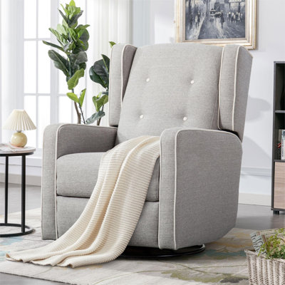 Wykoff 29.1" W Swivel Rocker Recliner