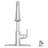 American Standard Raviv Pull Down Kitchen Faucet with Soap Dispenser-63798911