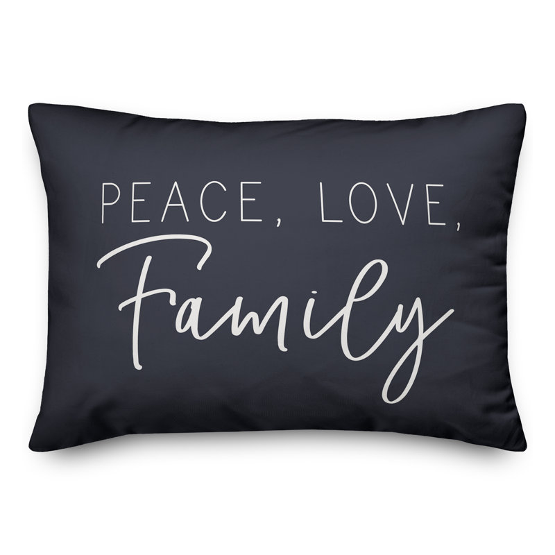 Coussin décoratif intérieur / extérieur en polyester , H 14 po x l 20 po, Bleu marine