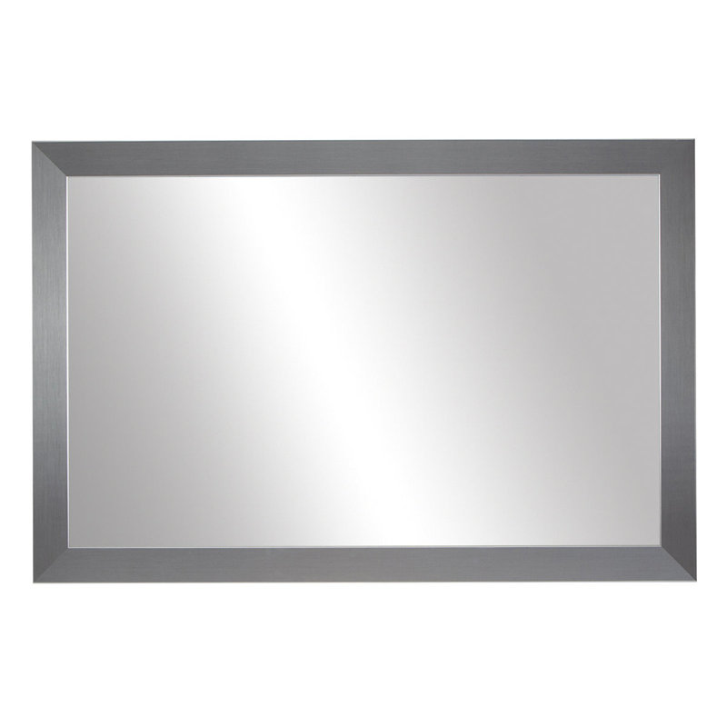 Miroir Meade, Nickel satiné, 40 po x 46 po