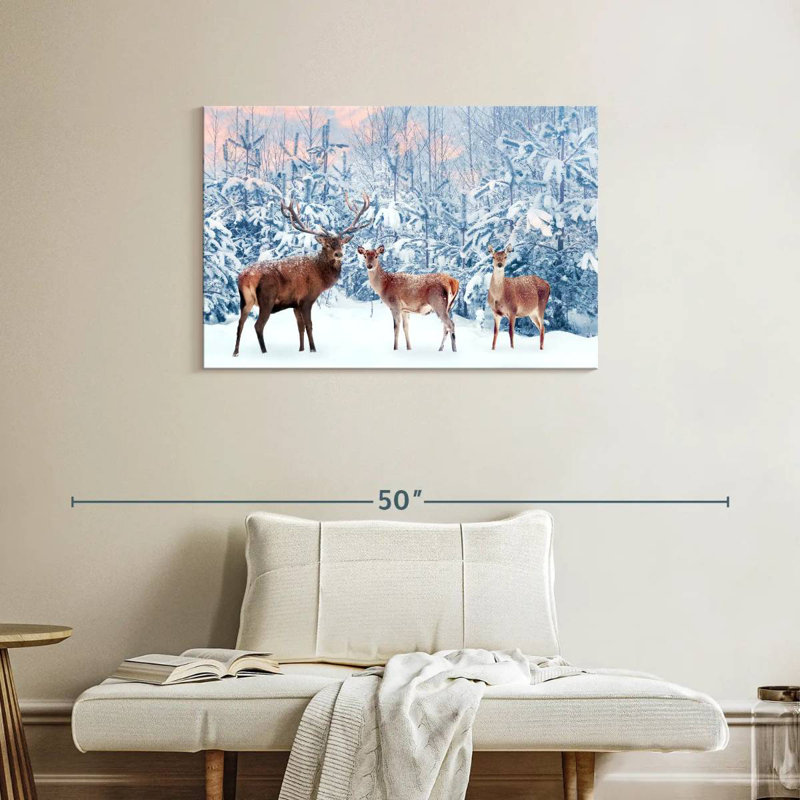 Brampt en hiver, H 24 po x l 36 po