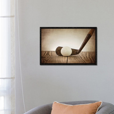 Golf Iron Ball - Print on Canvas