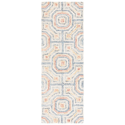 Deyoung Hand Tufted Wool Geometric Rug
