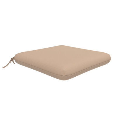 Eco - friendly CoverRite Fabric Square DiningĀ Chair Cushions, 3" Foam Stain ResistantĀ Outdoor Chair Cushions by Latitude Run