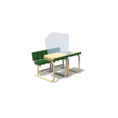Metal 31" Combination Desk