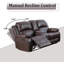 Canapé inclinable 69 po en cuir Vegan-1873966243