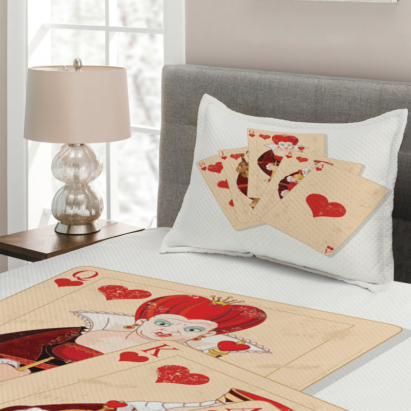 Coverlet, Twin Bedspread + 1 Sham