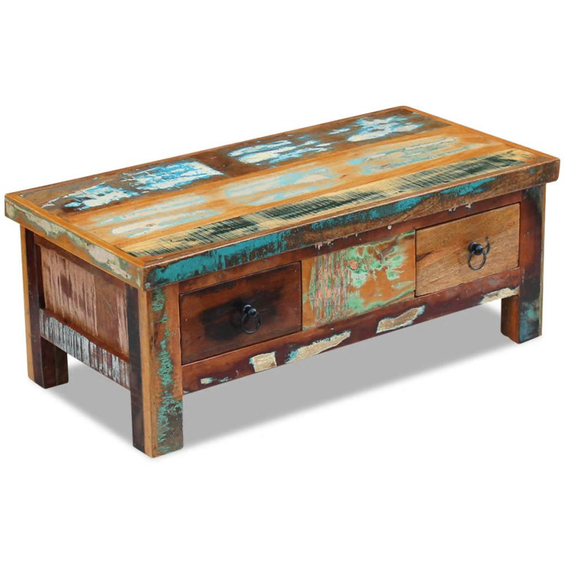 Chilmark Solid Reclaimed Wood Coffee Table with Storage