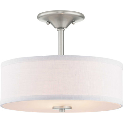 Luminaire suspendu cylindrique à 2 lumières Armindo