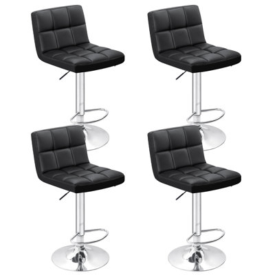 Omraj Swivel Adjustable Height Bar Stool