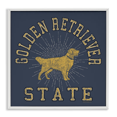 Golden Retriever State Giclee Art by Spirit Animals/Life Is High