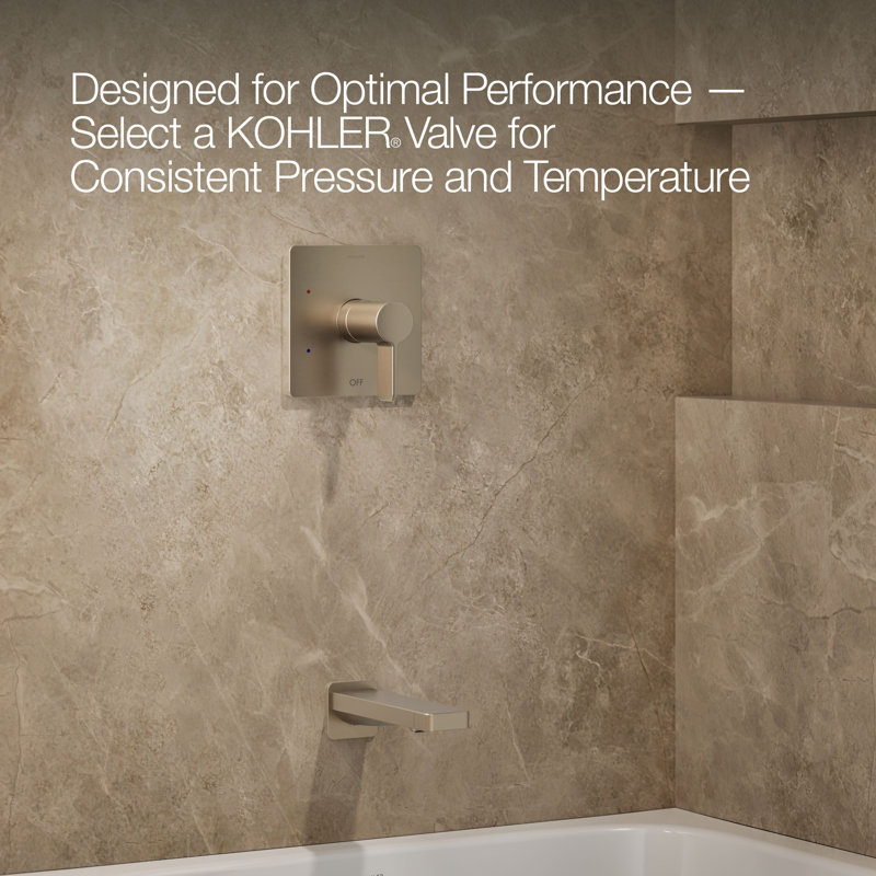 Parallel Rite-Temp Bath and Shower Trim, Vibrant Brushed Bronze