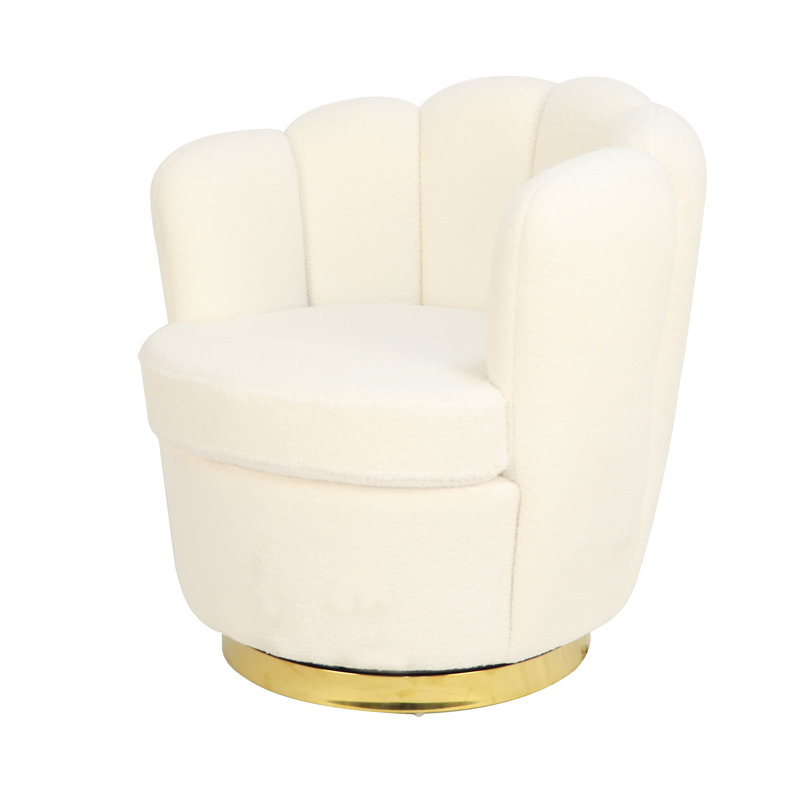 Pazo Upholstered Swivel Barrel Chair