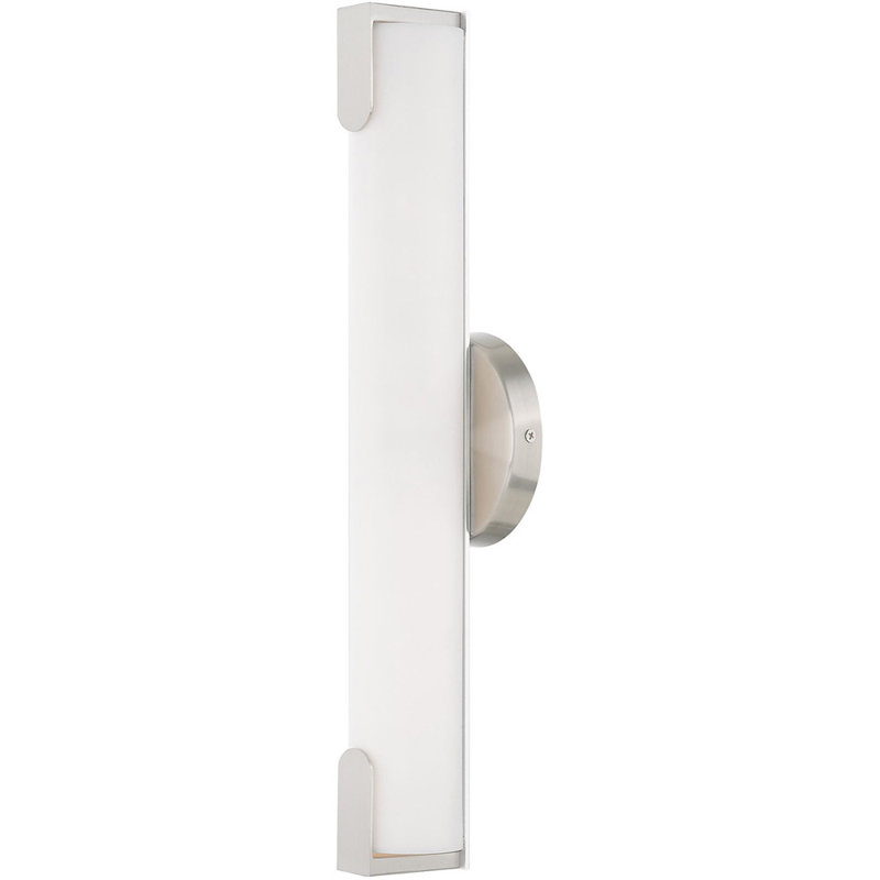 1 - Light LED Bath Bar, Brushed Nickel