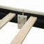 Lit plateforme tapissier, similicuir
