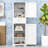 Luxurious Wood Bathroom Storage Cabinet with Adjustable Shelves-706862618-730963306