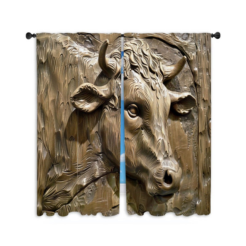 Nargis Room Darkening Curtain Pair, 20" W x 54" L