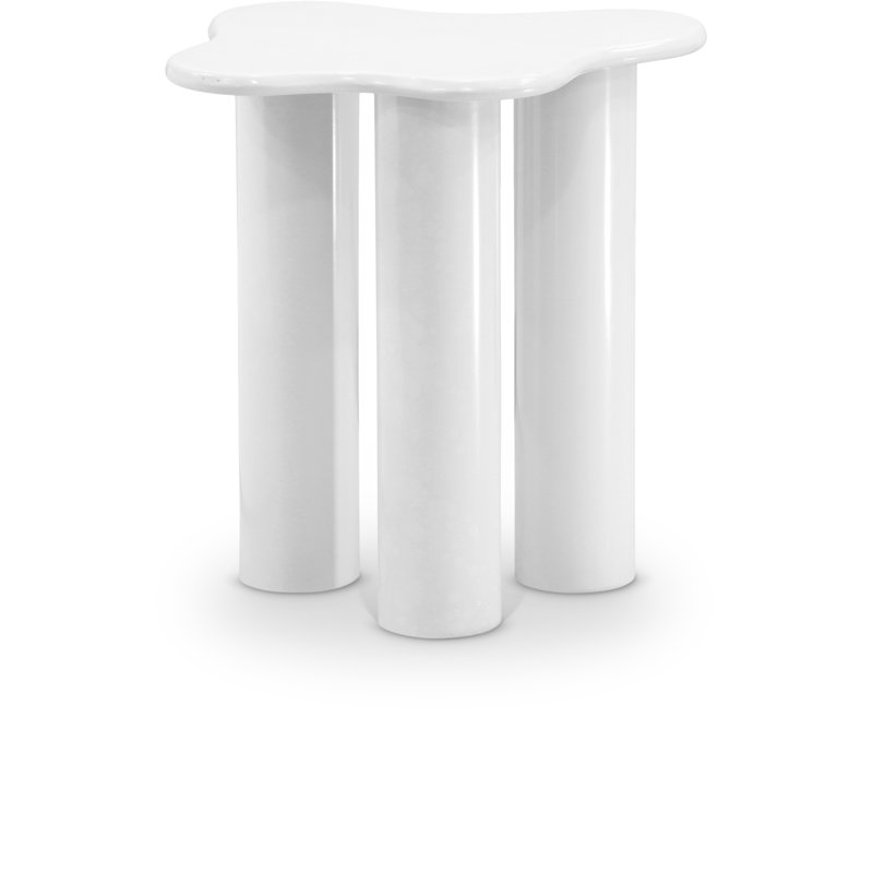 Table de bout Brookfield, Blanc