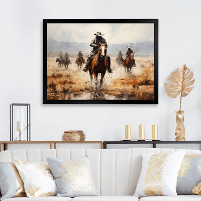 Western Dust and Grit II - Western, reproduction d'art encadrée