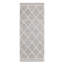 Tapis ivoire délavé à la machine Lusko Tessa-346992001-378122973