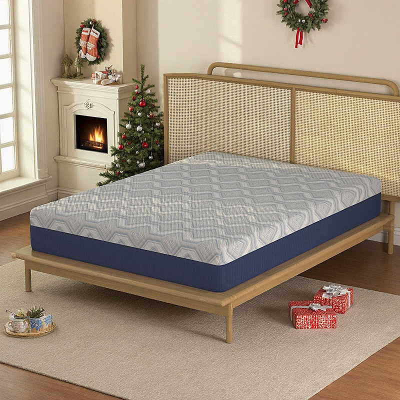 Matelas hybride simple de qualité supérieure de 10 pouces pour lit simple TG - mousse à mémoire de forme isotonique, support de bord et lit réglable compatible pour un confort ultime et un soulagement de la pression