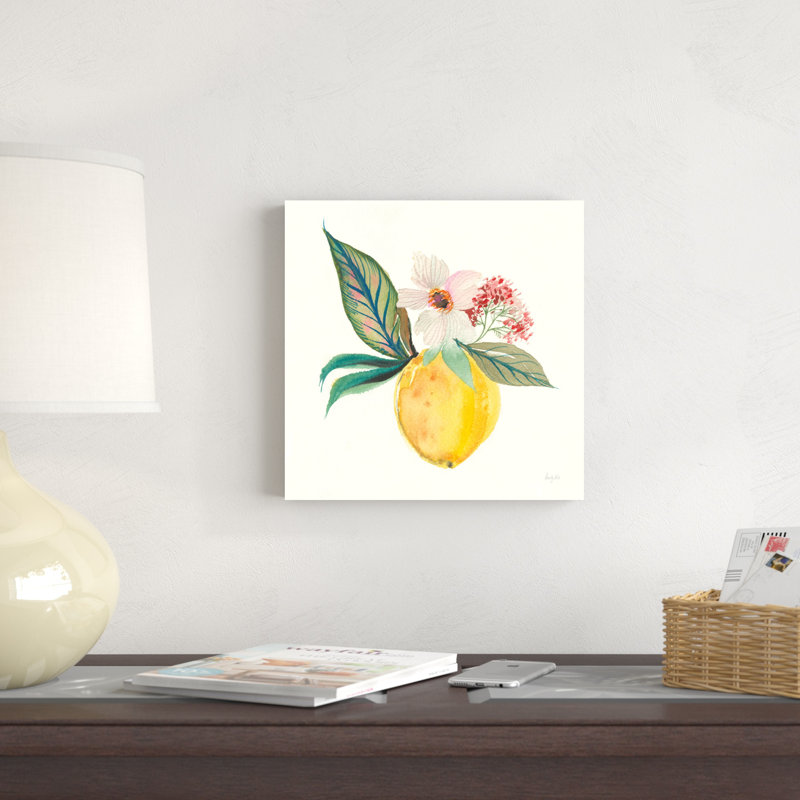 " Citrus Summer IV " by Kristy Rice Painting Print, 12" H x 12" W