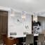 Luminaire suspendu moderne en cristal avec luminaire suspendu pour îlot de cuisine / salon (ensemble de 3)