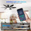 Cliffes 51" Flush Mount Ceiling Fan And Remote Control,Quiet DC Dimmable 6 Blades-114822755