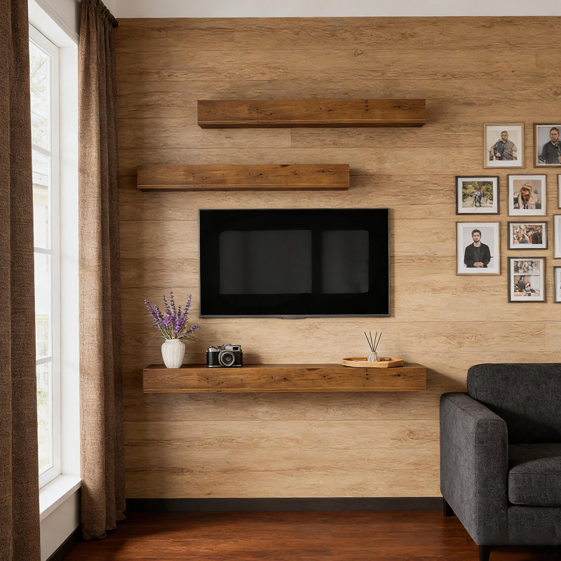 Wall Mounted Floating Shelves,Fireplace Mantel Shelf,Display Shelves(Only One Shelves)