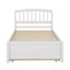 Structure de lit plateforme en bois avec lit gigogne-2048589208