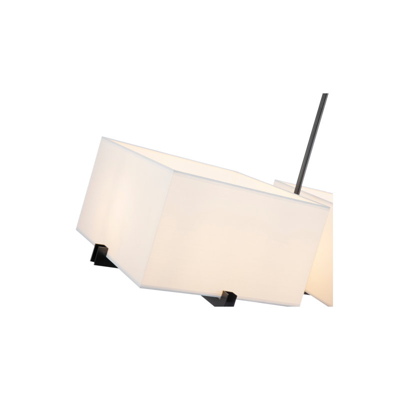 Luminaire suspendu linéaire à 6 lumières pour îlot de cuisine Cameron