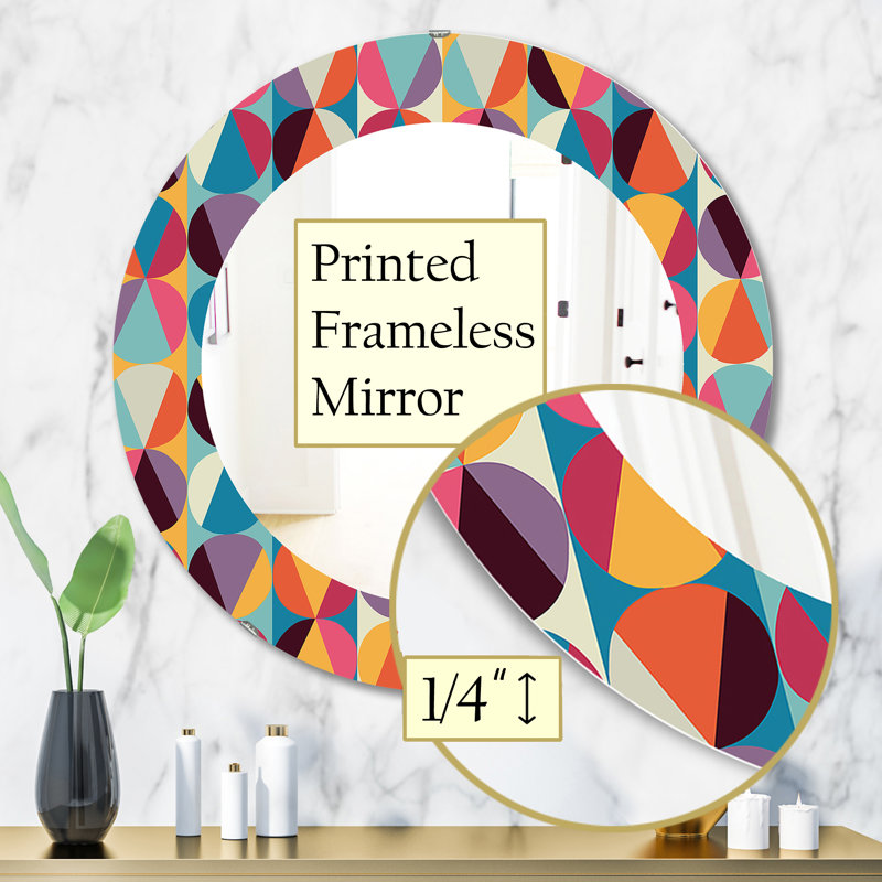 Accent Mirror, 31.5" H x 31.5" W, Geometric 1