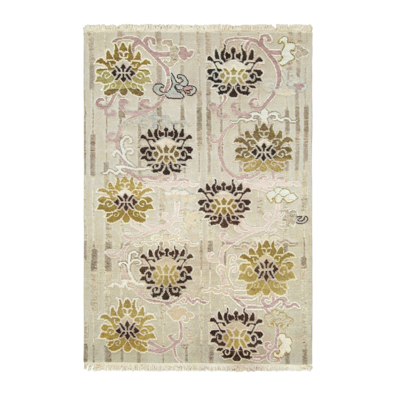 One-of-a-Kind 6’4x9’2 Hand Knotted Area Rug