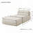 Chenille Fabric Bean Bag Chair with Ottoman, Compression No Assembly Required-120563076