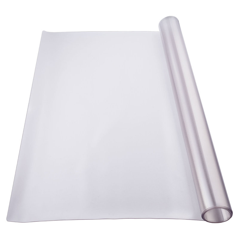 PVC Table Protector Clear Plastic Desk Protector, 24" W x 48" D