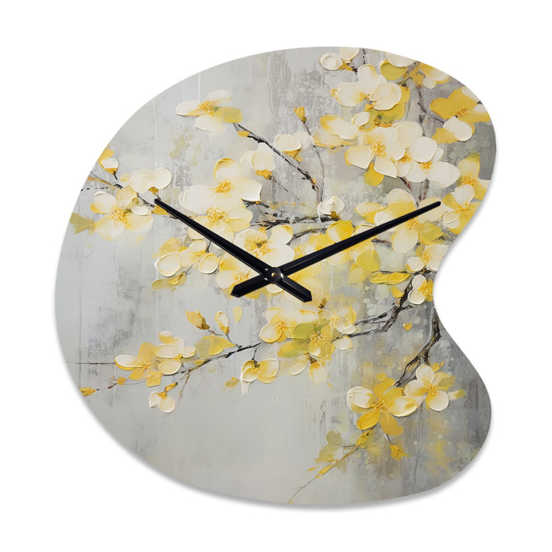 Pomme Blossom Harmony XV - horloge murale asymétrique, Petit