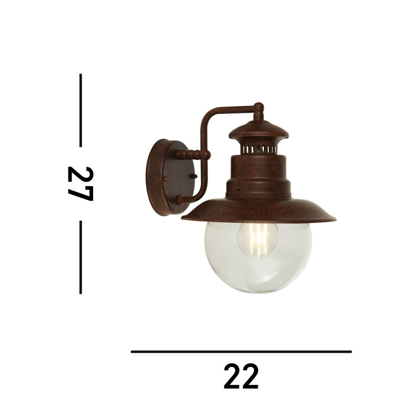 Wycomb 27cm H Outdoor Barn Light