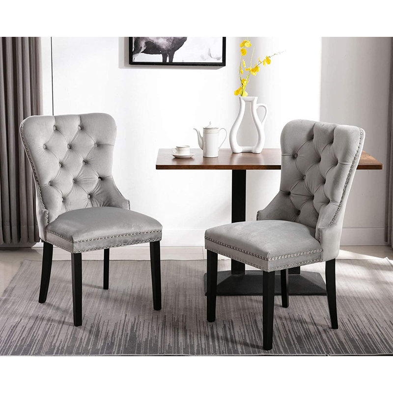 Fauteuil à oreilles Newman, gris