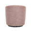 Fauteuil demi-tonneau pivotant au henné Lainey-486971577
