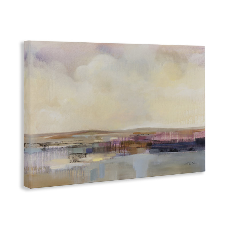  "Billowing Clouds Abstraction", art mural par Silvia Vassileva, H 16 po x l 24 po