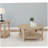 Altos Natural 1-Layer Round Engineered Wood Coffee Table