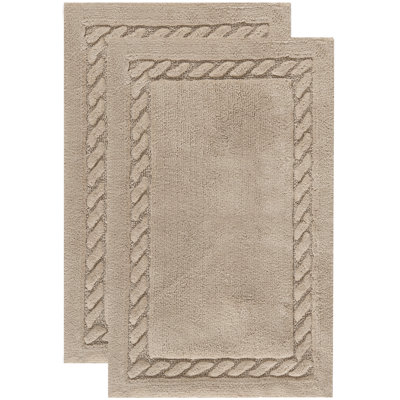Aleiya Plush Master Bath Hand Tufted Cotton Rug
