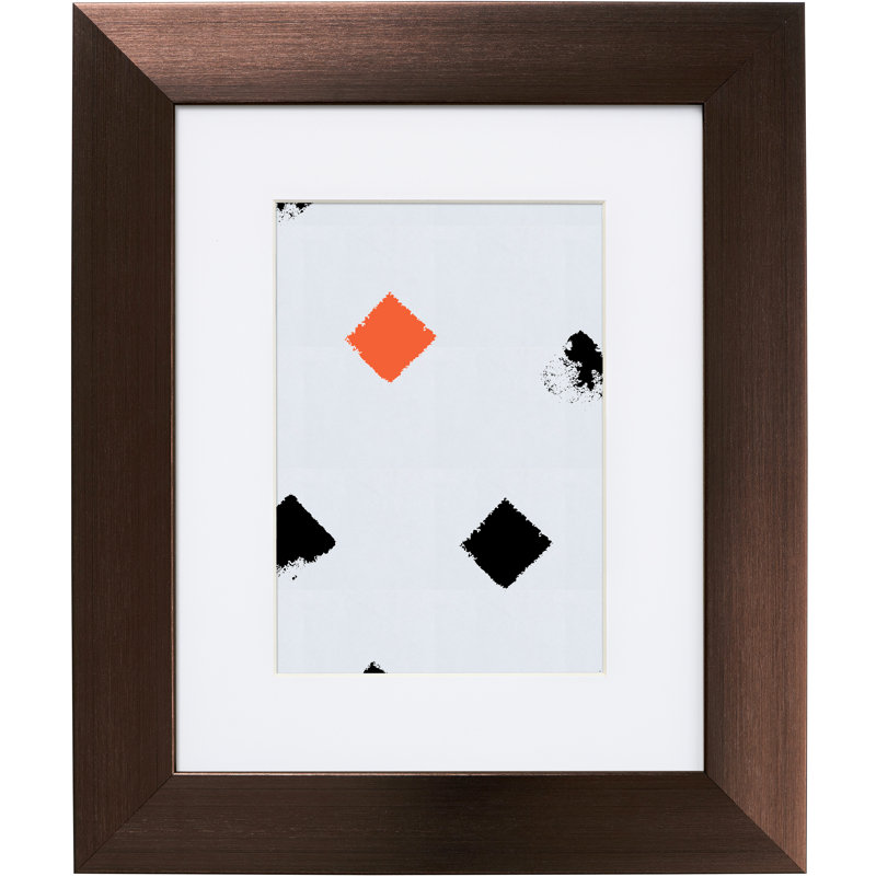 Cadre photo en plastique Hursten, Bronze, 17 po x 22 po emmêlé à 13 po x 19 po