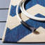 Tapis intérieur / extérieur bleu marine / beige Arneshia-20794256