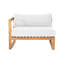 Venice Outdoor Teak One Arm Lounge Chair-1254774643