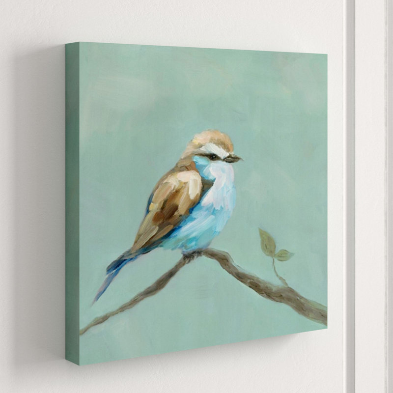 Baby Bird III Painting by Beverly Fuller, Brush Gel, 30" H x 30" W