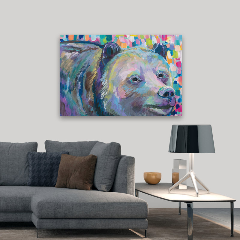 Animal Animals Bear - Bear Magic, 32" H x 48" W