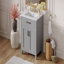 Ensemble de meuble-lavabo 24 po avec lavabo en céramique, meuble-lavabo peu encombrant - l 24 po x P 18 po x H 34 po, 2 portes à fermeture en douceur