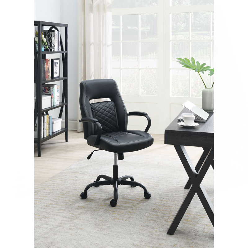 Chaise de bureau en similicuir