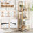4-Tier Bookshelf with 4 Open Shelves Storage Drawer Modern Book Storage Organizer-2134058008